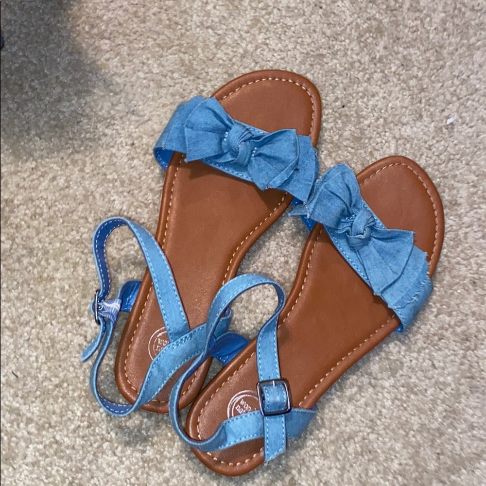 Jean target sandals